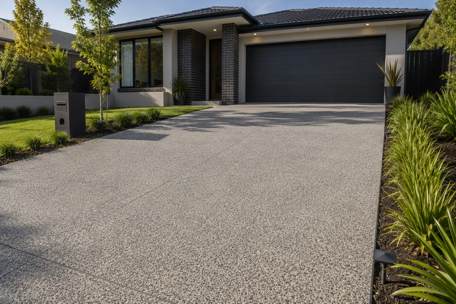 Concrete driveway built for South East Melbourne