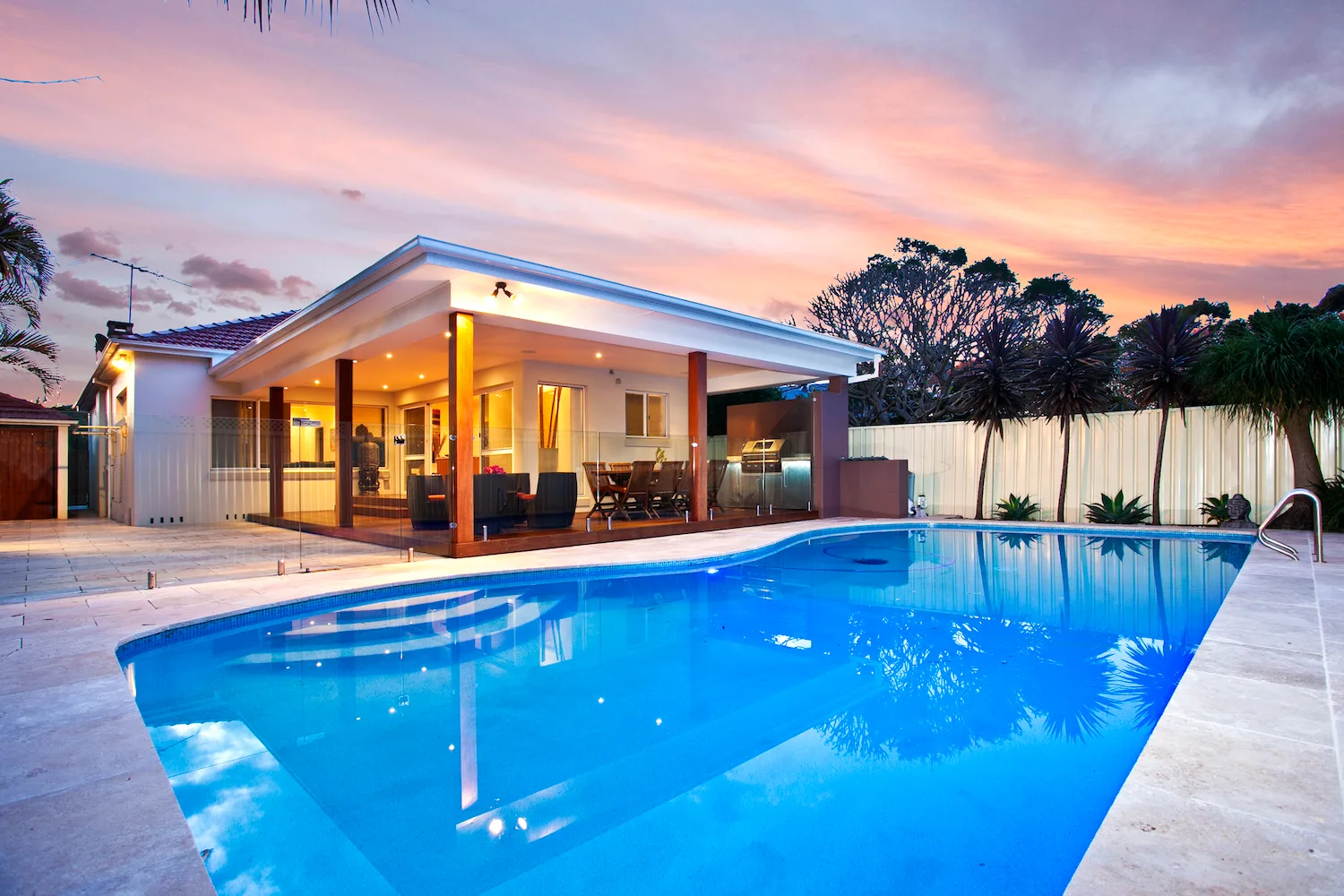 Concrete pool surround in Springvale