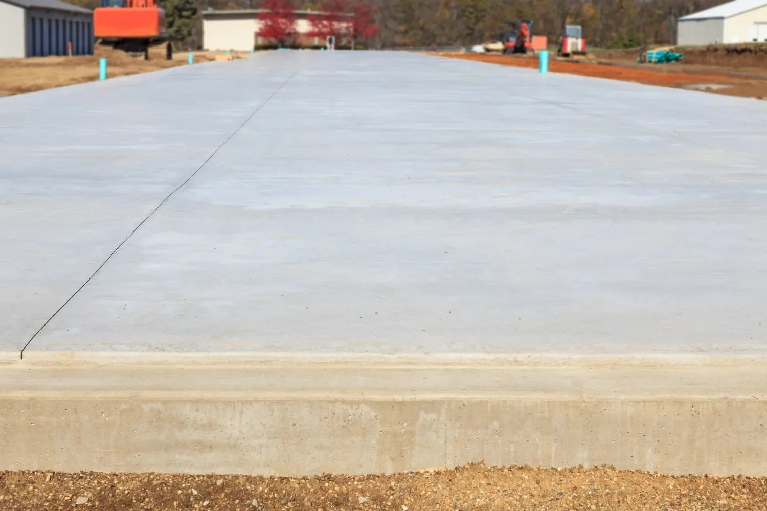 Reinforced concrete slab poured for a South East Melbourne build