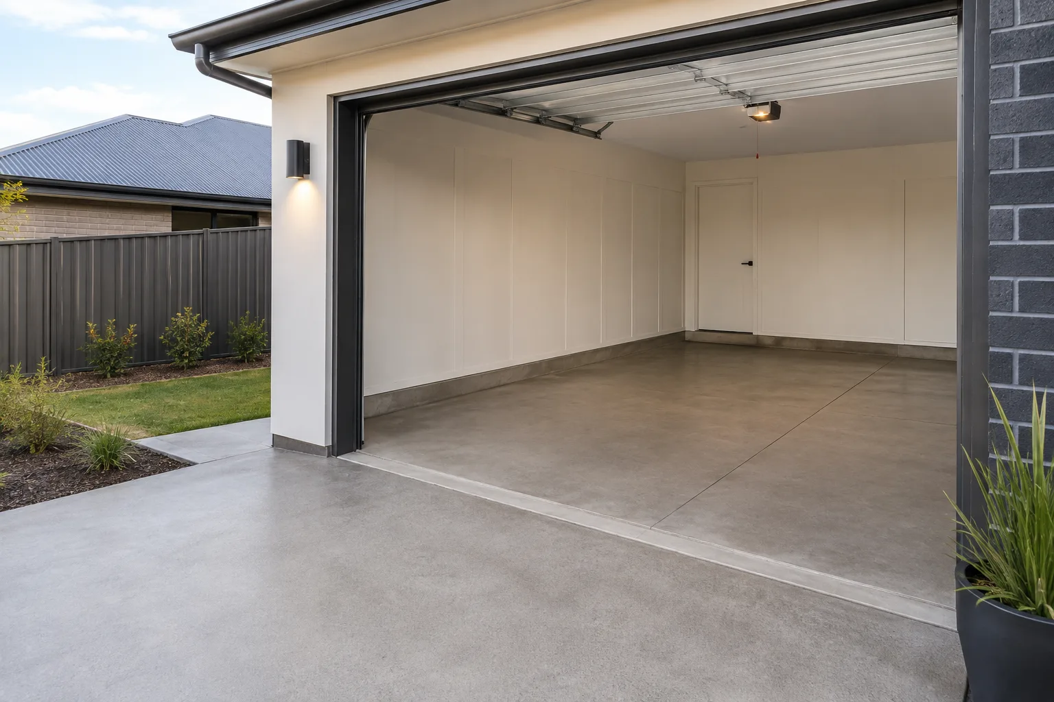 Concrete garage slab in Springvale